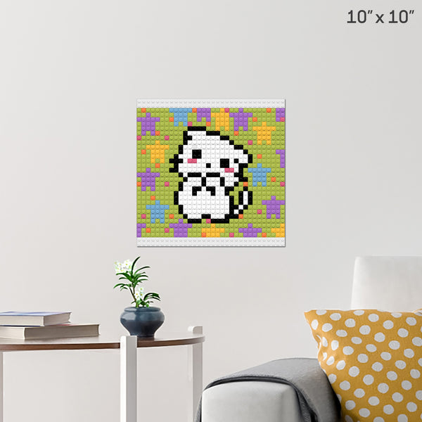 yabba dabba do bop Brick Poster