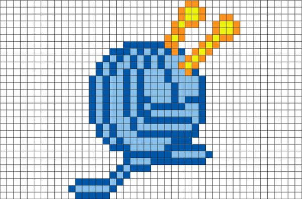 Yarn Ball Pixel Art