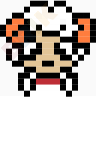 Year of the Goat Pixel Art