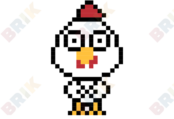 Year of the Rooster Pixel Art