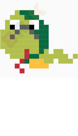 Year of the Snake Pixel Art