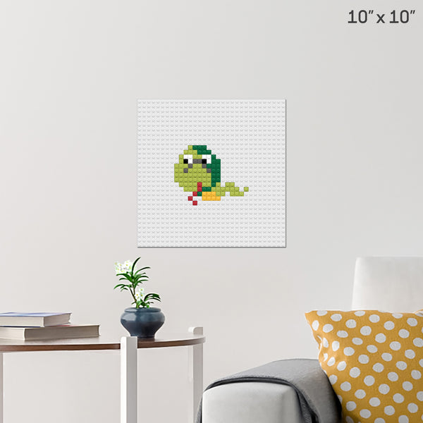 Year of the Snake Brick Poster