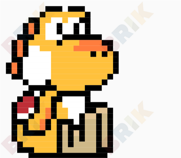 yellow baby yoshi