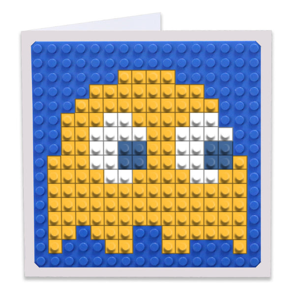 Yellow Ghost Greeting Card