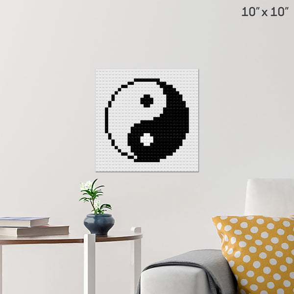 Yin & Yang Brick Poster