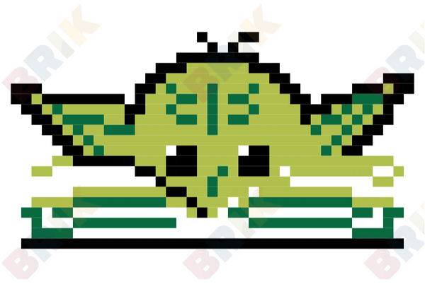 Yoda Pixel Art