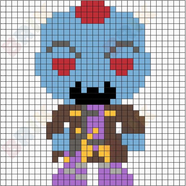 Yondu Pixel Art