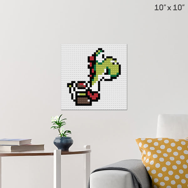 Yoshi Brick Poster