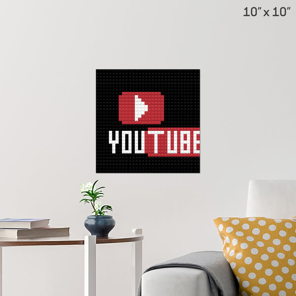 Youtube Brick Poster