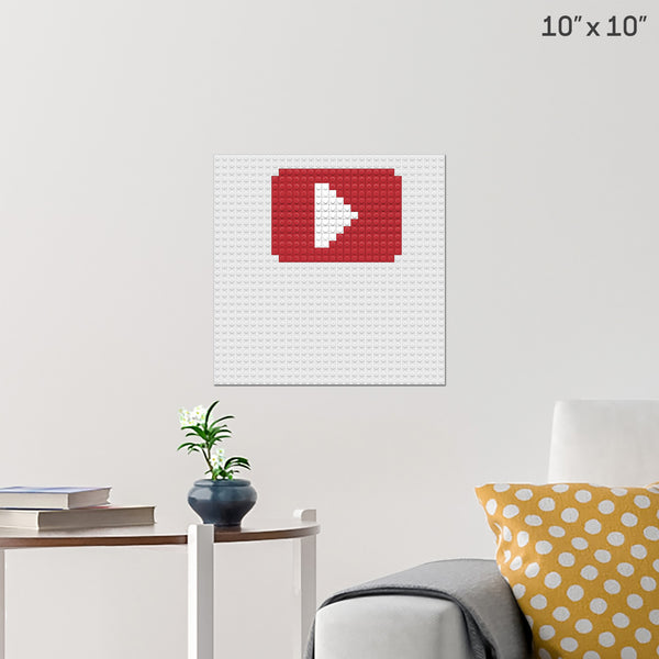Youtube Brick Poster