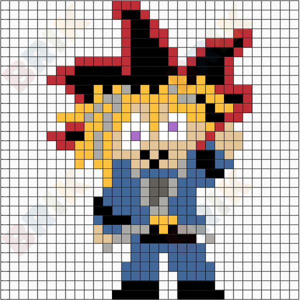 Yugi Pixel Art