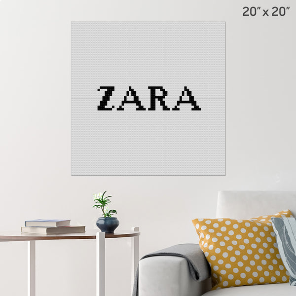Zara Brick Poster