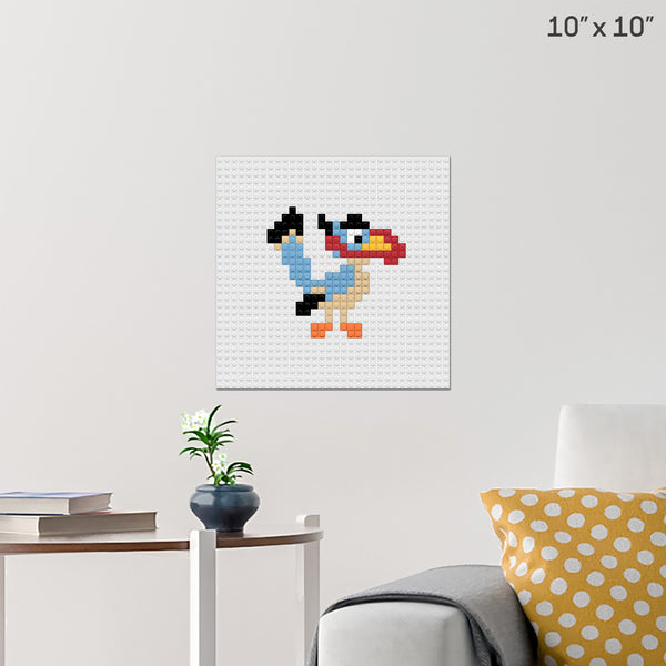 Zazu Brick Poster