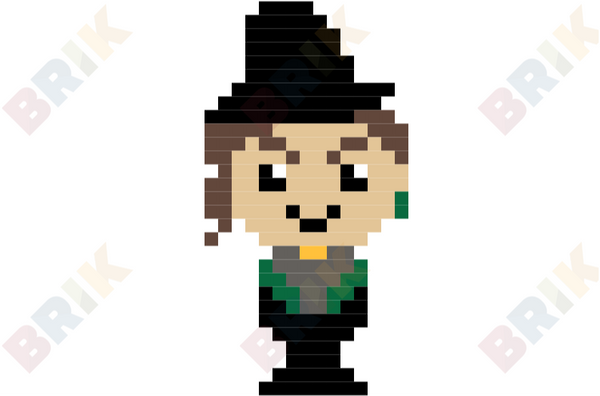 Zelena Pixel Art