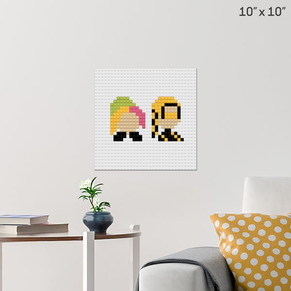 zoelee transformed as vesperia Brick Poster