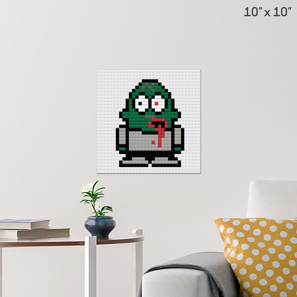 Zombie Brick Poster