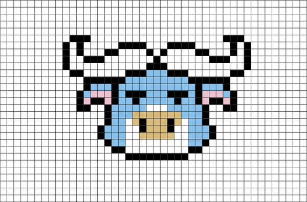 Zootopia Chief Bogo Pixel Art