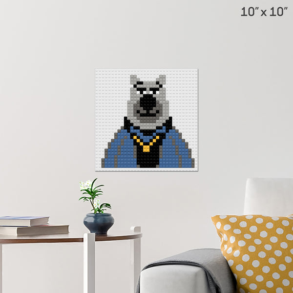Zootopia Koslov Brick Poster