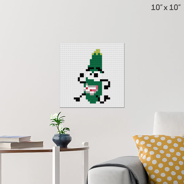 Zucchini Brick Poster