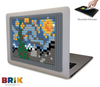 BrikBook Lite: Build-on Laptop Cover (Peel & Stick for PC/MacBook)